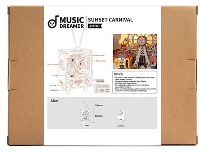 Rolife Sunset Carnival Music Box