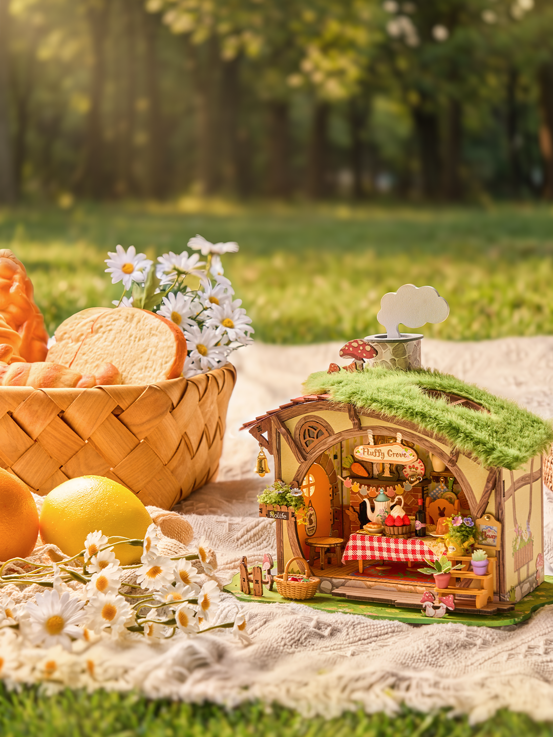 Rolife Fluffy Grove DIY Miniature House Kit
