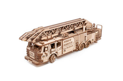 EWA Firetruck Mechanical Wooden Model