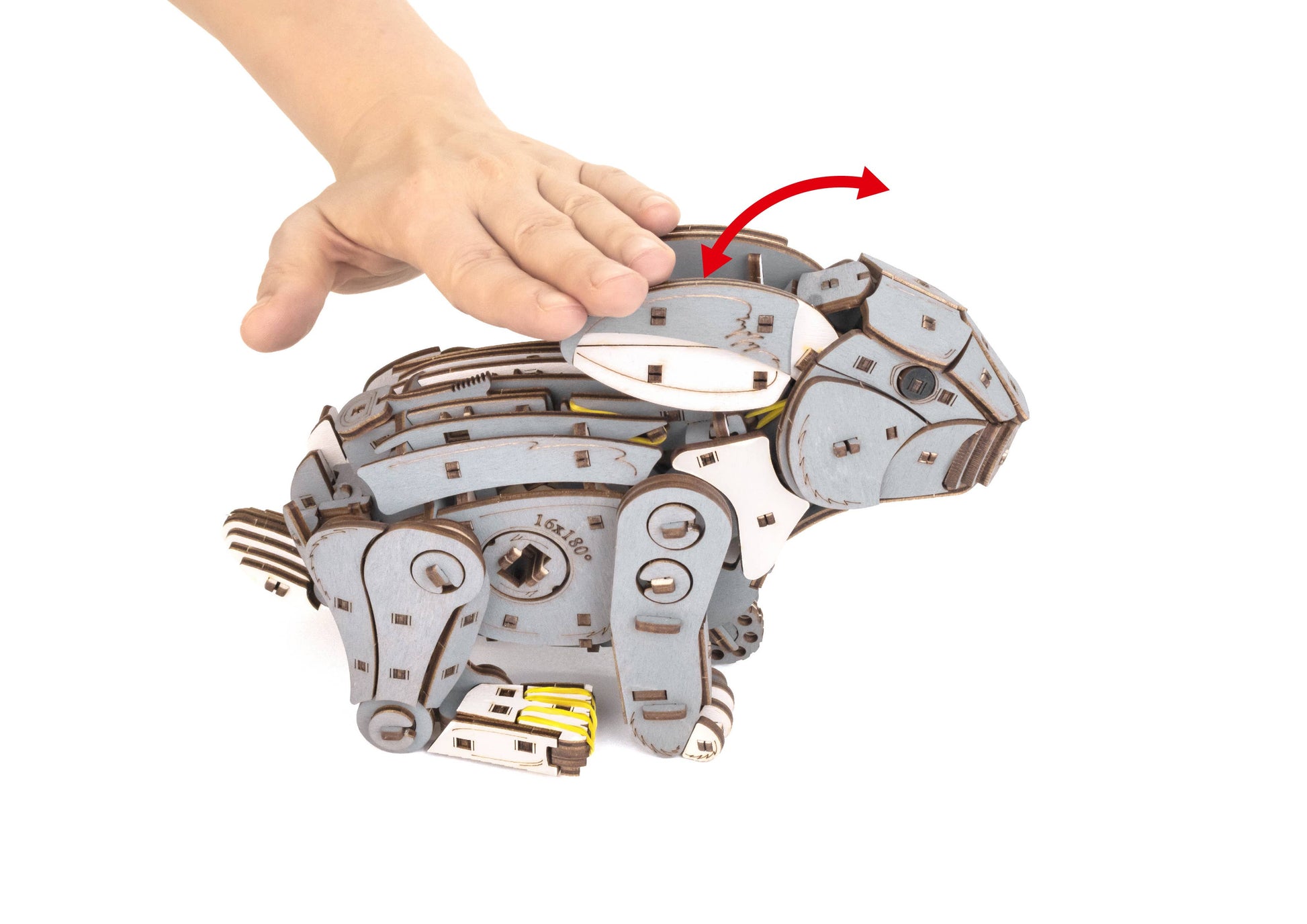 EWA Mechanical Wooden Rabbit Mechanical Kit