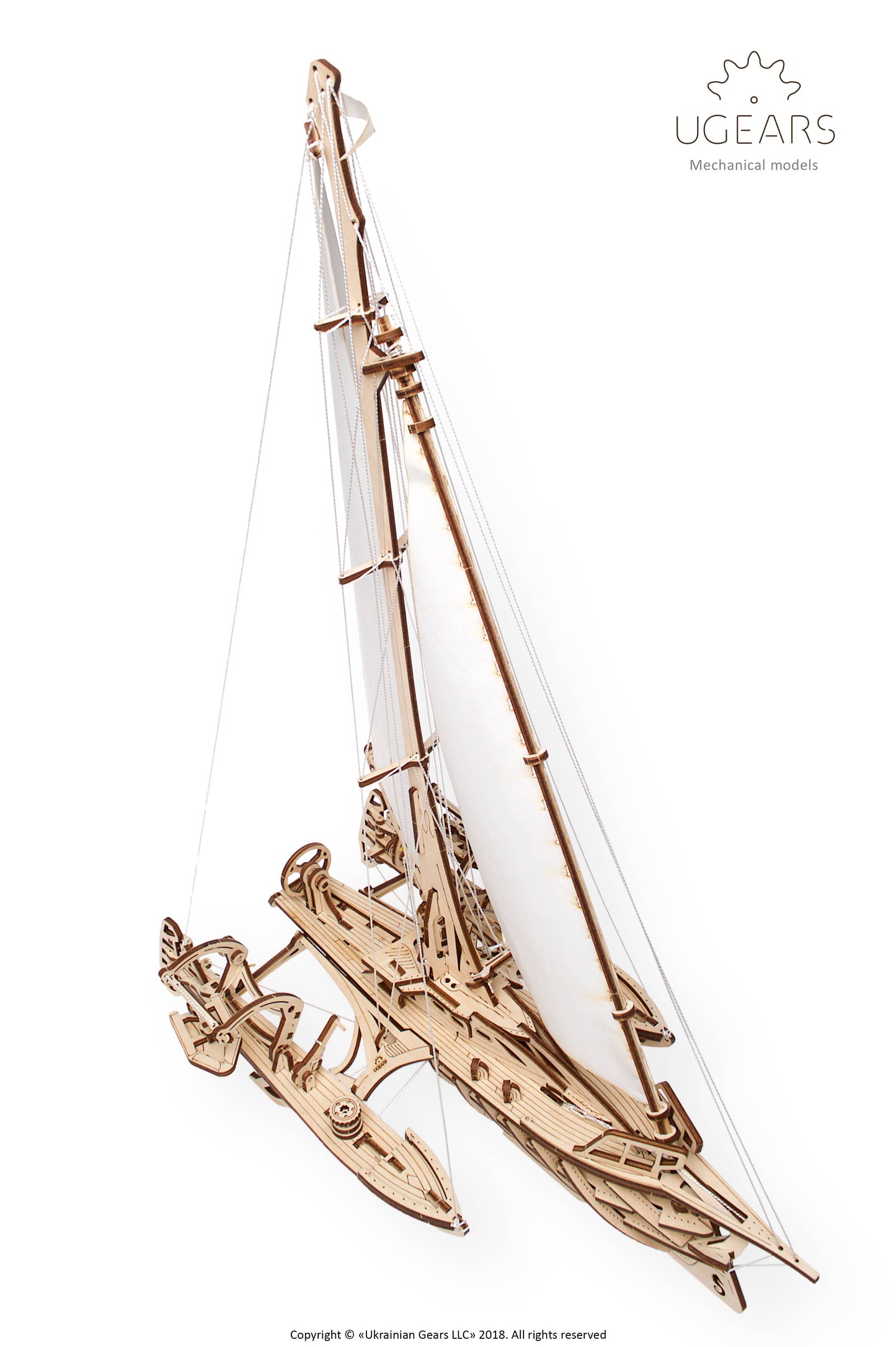 UGears Trimaran Merihobus -Wooden 3D Puzzles - DIY