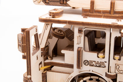 EWA Firetruck Mechanical Wooden Model