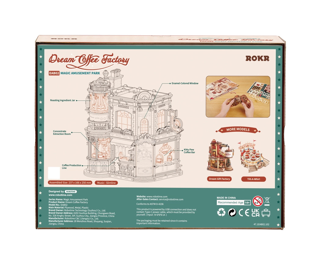ROKR Dream Coffee Factory Mechanical Kit