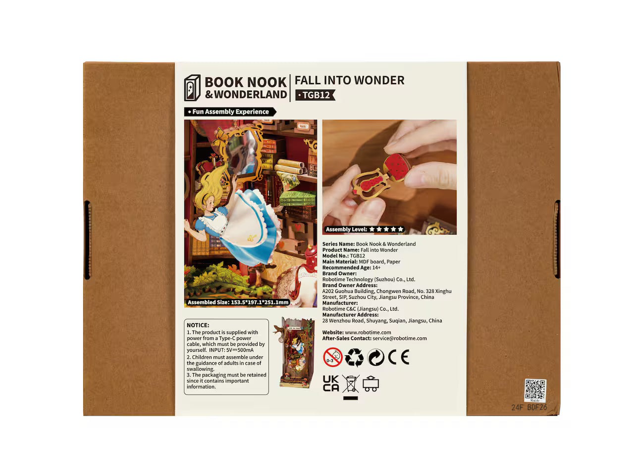 Rolife Fall into Wonder DIY Book Nook Kit