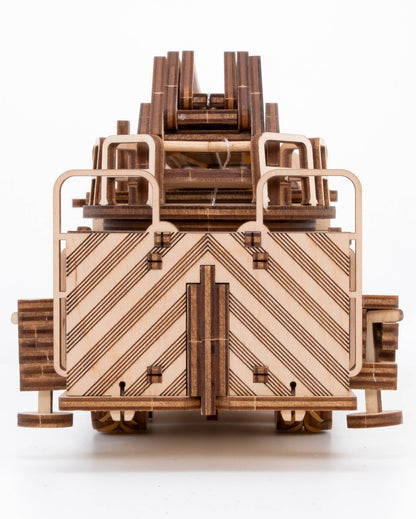 EWA Firetruck Mechanical Wooden Model