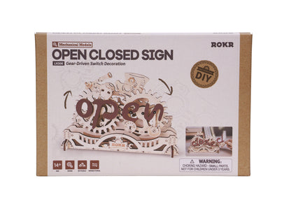 ROKR Open Closed Sign 3D Wooden Puzzle