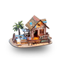 Hawaiian Vacation Beach House DIY Wooden Kit