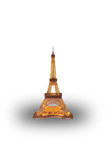 Rolife Night of the Eiffel Tower Wooden Model