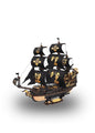 ROKR Seahorse Barque 3D Wooden Ship Puzzle