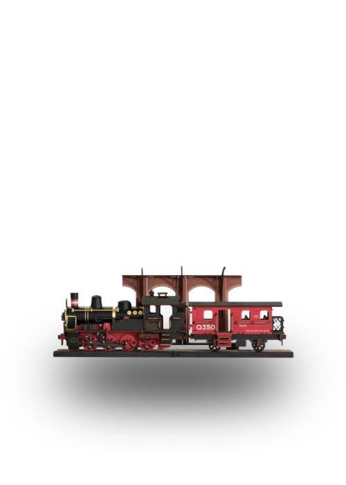 Rolife Steam Journey Train Wooden Model Kit