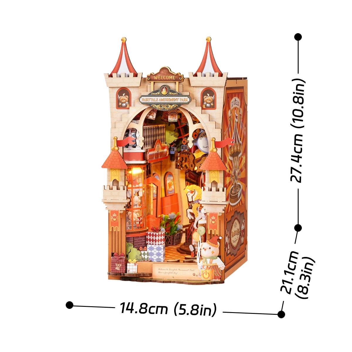 Rolife Fairytale Amusement Park Book Nook Kit
